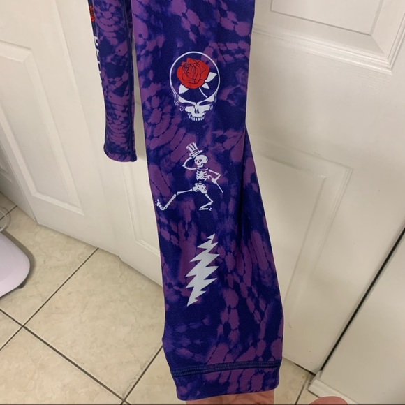 Peloton Grateful Dead X WITH Reversible Leggings Size XS - Picture 3 of 8